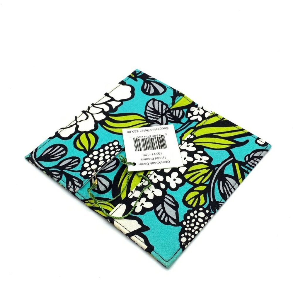 Checkbook Cover in Island Blooms - Picture 3 of 3